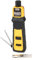 Klein Tools VDV427-300 Herramienta de perforación de impacto con hoja 66/110, conexiones de cable CAT confiables, fuerza ajustable, incluye púa y spudger