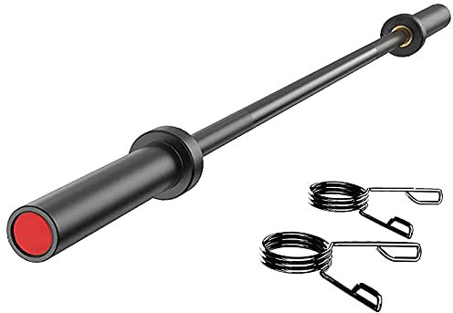 SFITVE Olympische Langhantelstange 50mm,Fachmann Anti-Slip Hantelstangen,Fitness Super SZ- Stange,Verchromt und Gerändelt Gewichtheberstange für Home Gym Fitness Krafttraining(Size:4ft(1.2M) Ø 50mm)