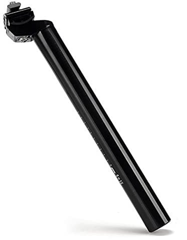 Fahrrad Sattelstütze 27,2 x 350 mm | MTB Sattelrohr [ungefedert] aus Aluminiumlegierung | Rennrad Sattelstange [Farbe - schwarzmatt] | einstellbarer Sattelwinkel | geeignet für die meisten Fahrräder
