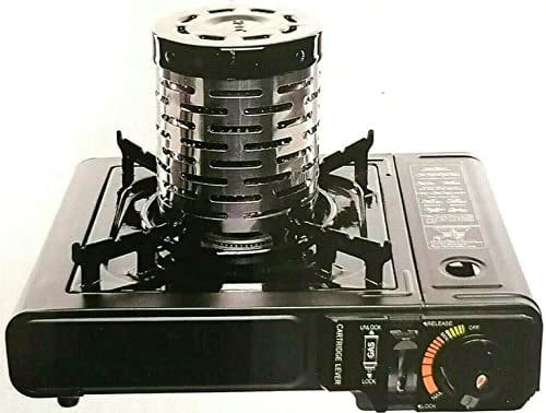 DWD ® Camping Stove Top Heater Attachment For Portable Gas Stove 2KW Fits most models Mini Stove Top - Intensifies the heating effect