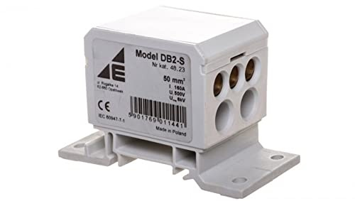 Verteilerblock 2x4-50mm2 + 2x4-35mm2 + 3x2,5-25mm2 grau DB2-S 48.23 Elektro-plast Spatel 5901769011441