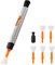 K&F Concept 9 in 1 Reinigung Stift丨Cleaning Pen Set, Reinigung Set mit Reinigungspinsel, 2*Carbonspitze, 6*APS-C Cleaning Swab für DSLR Kamera, Objektive, Handy, Laptop, AR Glasses, Vr Brille