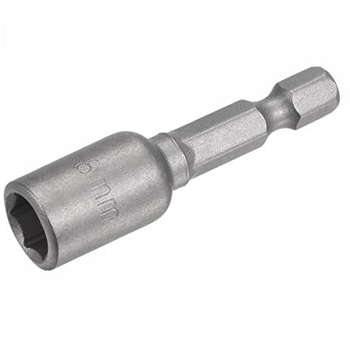 sourcing map Quick-Change Nut Driver Bit, 1/4 Hex Shank 8mm Magnetic Nut Setter Drill Bits, 1.89 Length, Metric