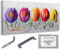 Monica Mirafiori I 100% HANDGEMALT I Gemälde Tulpen 140x70cm | Gemälde Handgemalt | Acrylgemälde | Sehr Großes Acrylbild I Moderne Kunst I Kunstbilder