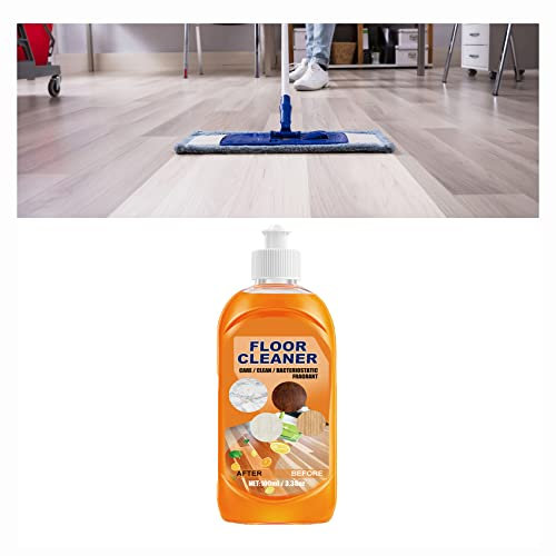 XIRUJNFD Powerful Decontamination Floor Cleaner, Laminate Floor Cleaner, Wood Floor Cleaner and Polish, Hard Surface Floor Cleaner, Marble Cleaner Marble Stain Remover (1Pcs)