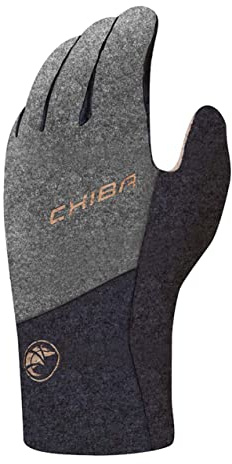 Chiba All Natural Winter Fahrrad Handschuhe lang wasserdicht grau 2024