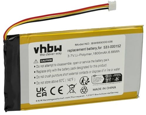 vhbw Akku kompatibel mit Logitech G913 | G913 TKL, YR0076, G915, G915TKL kabellose Tastatur (1500 mAh, 3,7 V, Li-Polymer)