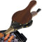 Halatua Fuelle para Fuego, Fuelle leña para Chimenea, Fuelle Mano Chimenea Parrilla Barbacoa Cuero Madera Maciza operación Manual para Barbacoa
