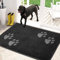 PURRUGS Dirt Trapper Doormat 86 x 150 cm, Non-Skid/Slip Machine Washable Entrance Rug, Shoes Scraper, Dog Door Mat, Super Absorbent Welcome mat for Muddy Wet Shoes and Paws