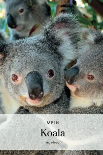 Mein Koala Tagebuch: Ein hübsches Tier-Notizbuch mit Koala| Tier-Tagebuch in Din a5 | Schreibheft mit Koala | Handliches Format 6 x 9 inch (din a5)