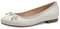 MARCO TOZZI Damen Ballerinas mit Schleife Vegan, Beige (Ivory Comb), 40 EU