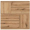 Commode 2 portes 4 tiroirs Bois clair - QIZ - L 107 x l 35 x H 105 cm