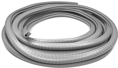 cyclingcolors Paracolpi Portiere Universale Auto Protezione Proteggi Portiere Auto Senza Colla Antigraffio Bordi Porta Gomma Forma di U, grigio