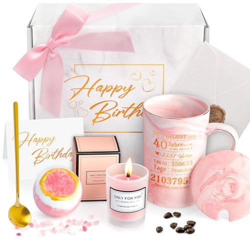 Geschenk zum 40. Geburtstag Frau, Geschenke zum 40. Geburtstag Lustige Frau Frauen Geschenk, Geburtstagsgeschenk für Frauen 40 Mama Beste Freundin Schwester Kollegin Mutter