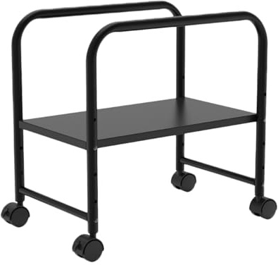 KZKZK Desktop-Computerhalterung, mobiler Computer-Tower-Ständer, höhenverstellbar, for Büro, Arbeitszimmer, Schlafzimmer, Internetcafé, kann 28 kg tragen(Black,450x410x260mm)