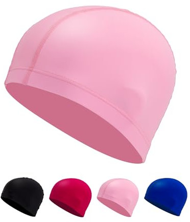 Cuffia Piscina Donna e Uomo: Comoda, Duratura e Ad Alta Elasticità (Rosa chiaro)