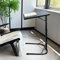 Table d'appoint Pliante Table Pliante Portable, Table Pliante pour Ordinateur Portable, Table réglable en Hauteur pour Chambre, Salon, Lit - Pliante - Réglable en Hauteur(43 * 43 * 69cm Noir)