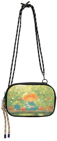 Little Monk Umhängetasche für Herren, trendig, mit verstellbarem Riemen, für Damen, zum Einkaufen, Limettengrün, Little Monk Lime Green, 1 size