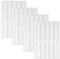 40 Pcs Furniture Bumpers Strips 63mm Door Silencer Pads Silicone Clear Cabinet Door Bumpers Adhesive Cabinet Bumpers PadsTransparent Door Pads Stop Slamming for Doors, Windows, Furniture Protectors