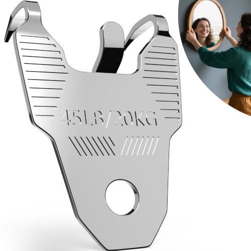 20 Stück Klauen-Trockenbau-Bilderaufhänger, minimale Schäden, robuste 18 kg Krallenaufhänger für Trockenbau, werkzeuglos, Spiegelhaken zum Aufhängen von Bildern, Postern, Rahmen
