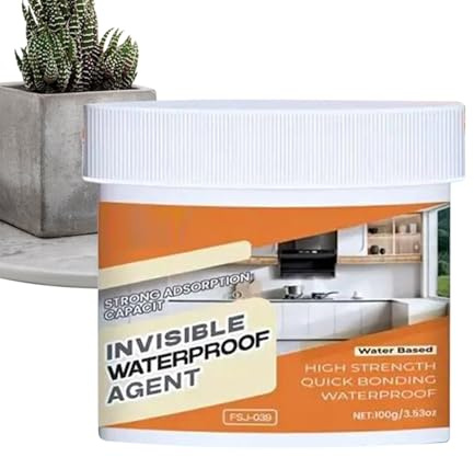 Wasserdichte Imprägnierung - Wasserdichtes Anti-Leck Mittel | 100g Abdichtung Isolierung Und Reparatur Klar Für Fugen Toilette Fliesen Wände Dach Außenbereich Küche Garten