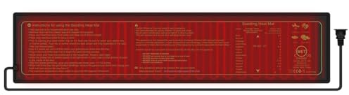 Semi Heating Mat – 10 x 52.5 cm Waterproof Heating Pad, Plant Mat