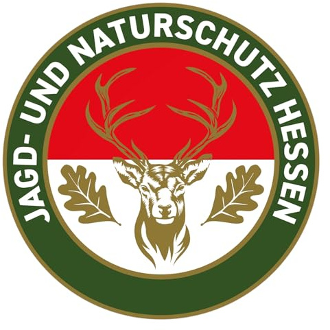 Jagdaufkleber Hessen Premium Auto Sticker für Jäger & Jägerinnen, UV- & Witterungsbeständig, Schutzlaminat, langlebig - bis zu 7 Jahre im Außenbereich - Made in Germany