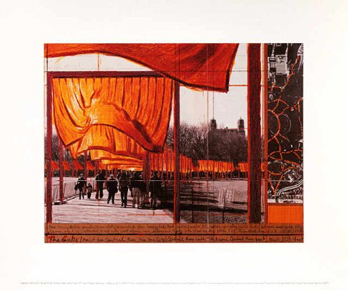Kunstdruck: Christo und Jeanne-Claude The Gates XXVI - Project for Central Park 62 x 52