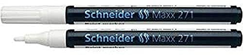 Schneider Schreibgeräte Lackmarker Maxx 271, 1-2 mm, weiß, 1 Stück