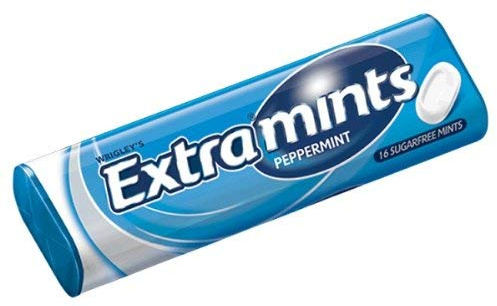 Wrigley's Extra Mints Peppermint Sugar Free Pack Of 16 Tubes