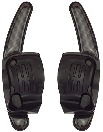 Overdrive-Racing Schaltwippen Verlängerung Carbon-Optik Kompatibel mit VW Golf 5 Golf 6 EOS Jetta 5 Passat Polo 6R Scirocco 3 Leon Typ-A