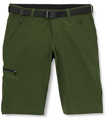 maier sports Men's Nil Bermuda Hiking Trousers, Outdoor Shorts with Integrated Belt, Trekking Pants