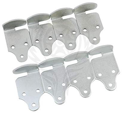 Lot de 8 supports de remorque utilitaires en bois pour portail, lit, portail, corps de piquet (4 coins)