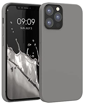 kwmobile Case Compatible with Apple iPhone 12 / iPhone 12 Pro Case - TPU Silicone Phone Cover with Soft Finish - Stone Dust