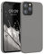 kwmobile Case Compatible with Apple iPhone 12 / iPhone 12 Pro Case - TPU Silicone Phone Cover with Soft Finish - Stone Dust