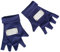 CoolChange Shinobi Handschuhe aus Stoff für Kakashi Hatake Cosplay Kostüm | Blau