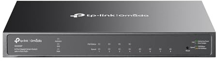 TP-Link TL-SG2008P | Jetstream 8 Port Gigabit Smart Managed PoE Switch | 4 PoE+ Port @62W | Omada SDN Integrated | PoE Recovery | IPv6 | Static Routing | L2/L3/L4 QoS |Limited Lifetime Protection