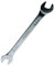 ExcInter Open Ended Spanner, 8x9mm Double End Silver Wrench 3mm Ultra Thin Repairing Tool for Use Under Narrow Space Conditions(1 PCS)