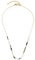 Leonardo Ciao Osira Halskette aus Edelstahl, filigrane Halskette aus Miyuki-Glasperlen, Perlenkette schwarz/gold/weiß, Damenschmuck, 022289