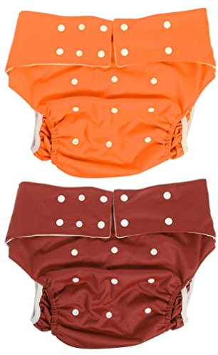 Beavorty 2pièces Lavable Pour Adulte Anti-fuite Culotte Urinoir Réutilisable Pour Maison Confortable