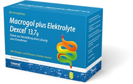 Macrogol Dexcel plus Elektrolyte bei Verstopfung, 20 St. Beutel