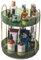 Lighterday Make Up Organizer 360° Drehbar Schminktisch Organizer Kosmetik Organizer für Kosmetik Skincare Parfüm,Makeup Organizers für Schminktisch Badezimmer Schlafzimmer (2 Lagen Grün)