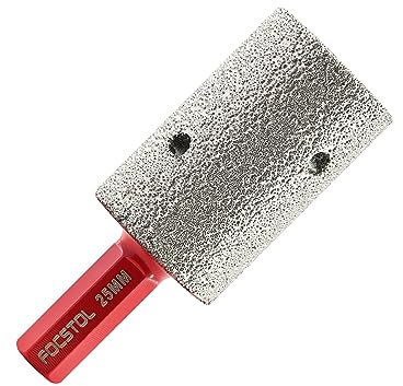 FOCSTOL Fraise Diamantée 25mm - Foret Diamant avec Tige Hexagonale pour Agrandir Façonner Meuler et Biseau Arrondi Trous Existants Dans Carrelage Porcelaine Céramique Granit Marbre
