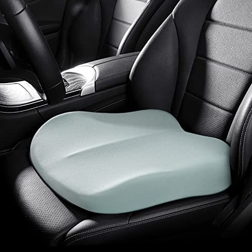 DASJD 100pcs Sitzkissen Auto, Sitzerhöhung für Erwachsene, Ergonomisches Autositzkissen aus Memory-Schaum für Bürostuhl, Auto, Rollstuhlkissen,Grau