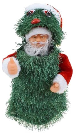 Fenteer Singender und Tanzender Weihnachtsbaum, Geschenke, elektrischer Weihnachtsmann, langlebig, animierter elektrischer Weihnachtsbaum, lustiges, 27cm