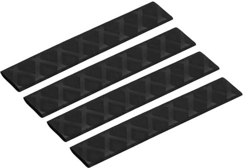 QUARKZMAN 4 Stück 18mm Durchmesser Drumstick Tape Drumstick Griffe Heat Shrink Wrap Anti-Rutsch für Schlagzeug Percussion Drumming, Schwarz