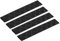 QUARKZMAN 4 Stück 18mm Durchmesser Drumstick Tape Drumstick Griffe Heat Shrink Wrap Anti-Rutsch für Schlagzeug Percussion Drumming, Schwarz