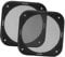 TOPPERFUN 2 griglie per altoparlanti, copertura per altoparlanti, protezione per altoparlanti, per auto, subwoofer, griglia per copertura quadrata antipolvere