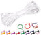 CAMAL 1,5mm Filo per Braccialetti, Fili Nylon per Braccialetti 20m Filo Nylon Cordoncino per Collane Fai Da Te, Cordino per Braccialetti, Gioiello, Perline, Artigianato (Bianco)