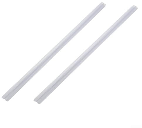 Shower Screen Seal Strip Rubber Plastic Seal for 14/17/23mm Gap Shower Seal Strip Straight Glass Bath Shower Door Bottom Seal 50cm Shower Door Seal (23mm)